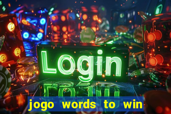 jogo words to win paga mesmo